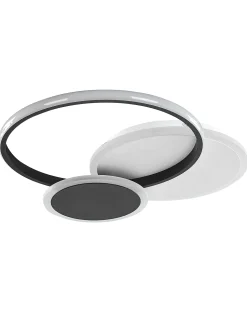 Beliani Led-Kattovalaisin Musta/Valkoinen Zami Outlet