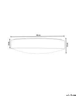 Beliani Led-Kattovalaisin Rauta Valkoinen Arli Outlet