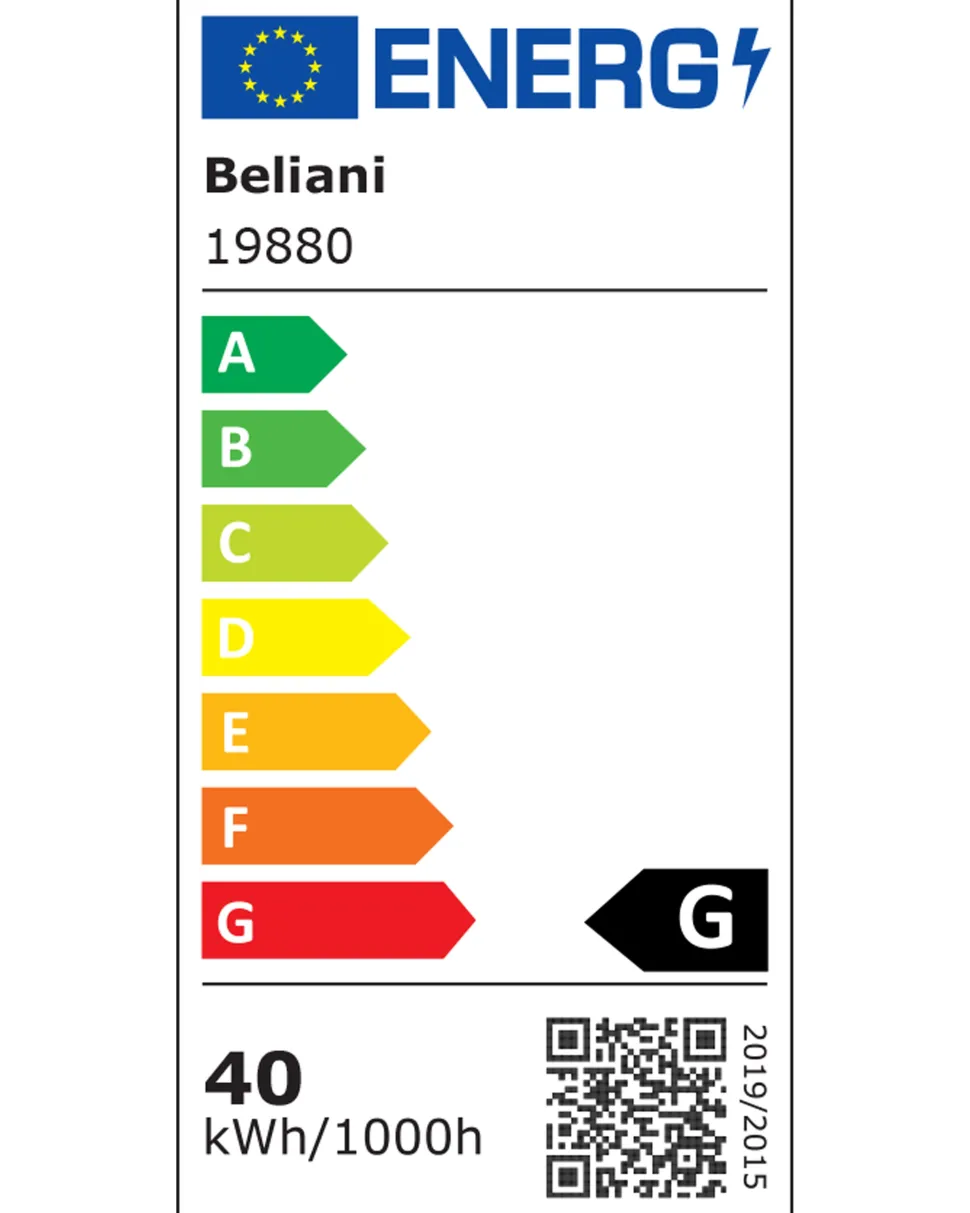 Beliani Led-Kattovalaisin Teras Musta Svay Best