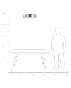 Beliani Led-Kattovalaisin Teras Vaaleanruskea Dawei Online