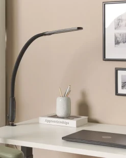 Beliani Led-Lattia/Poytavalaisin Muunneltava Musta Apus Clearance