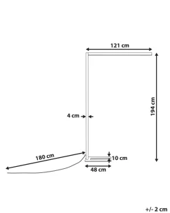 Beliani Led-Lattiavalaisin Alumiini Musta Mensa Best