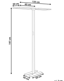 Beliani Led-Lattiavalaisin Alumiini Musta Sculptor Discount