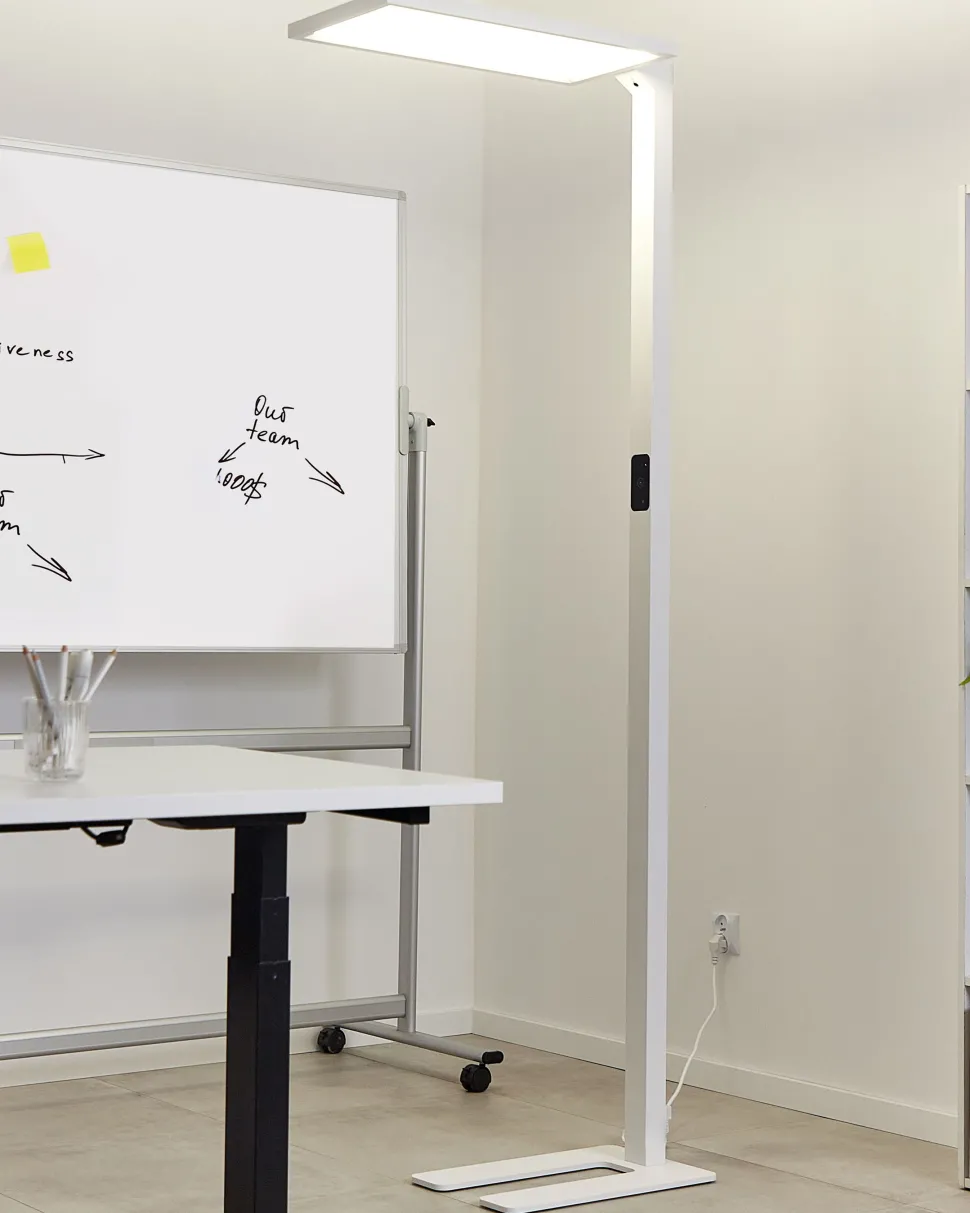 Beliani Led-Lattiavalaisin Alumiini Valkoinen Orion Best