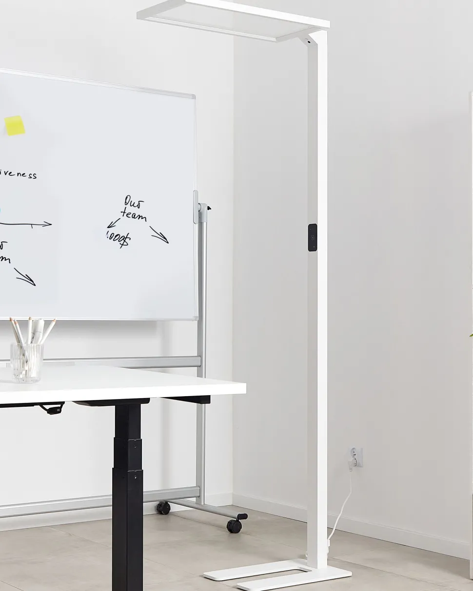 Beliani Led-Lattiavalaisin Alumiini Valkoinen Orion Best