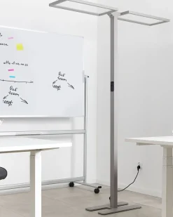 Beliani Led-Lattiavalaisin Alumiini Hopea Sculptor Best Sale