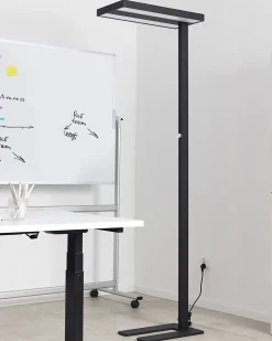 Beliani Led-Lattiavalaisin Alumiini Musta Taurus Fashion