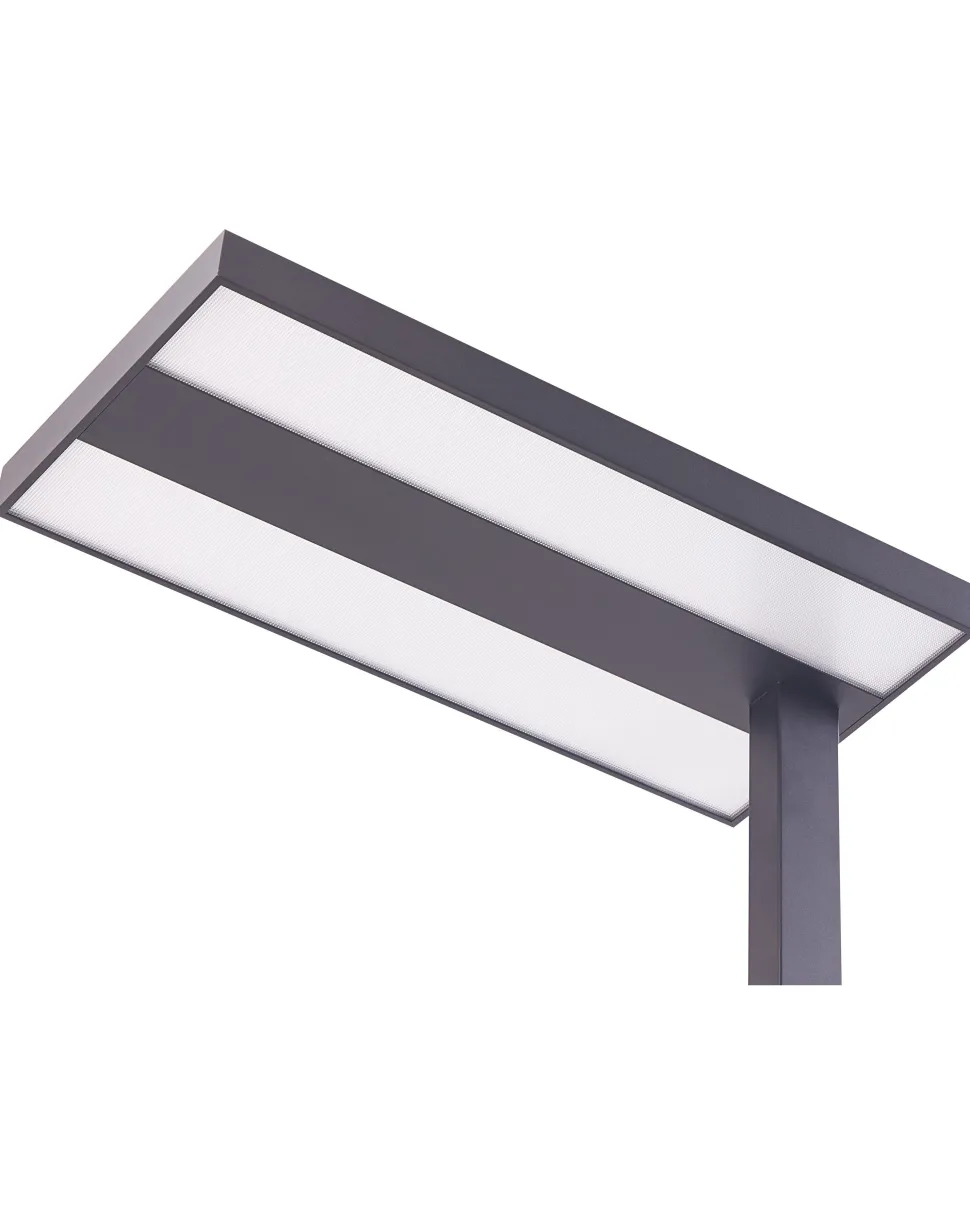 Beliani Led-Lattiavalaisin Alumiini Musta Taurus Fashion