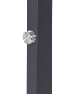 Beliani Led-Lattiavalaisin Alumiini Musta Taurus Fashion