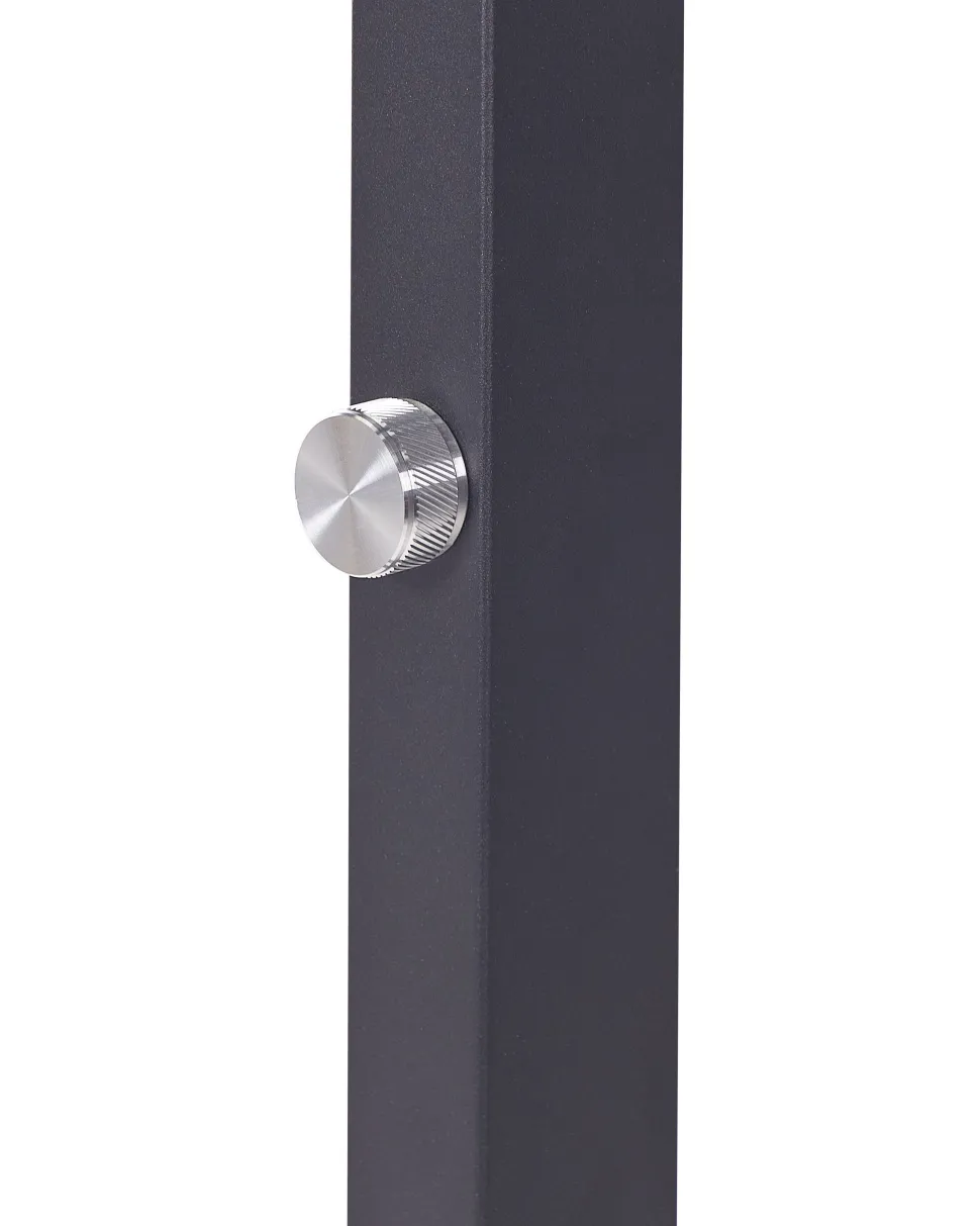 Beliani Led-Lattiavalaisin Alumiini Musta Taurus Fashion