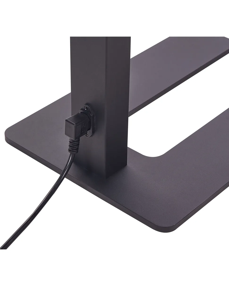 Beliani Led-Lattiavalaisin Alumiini Musta Taurus Fashion