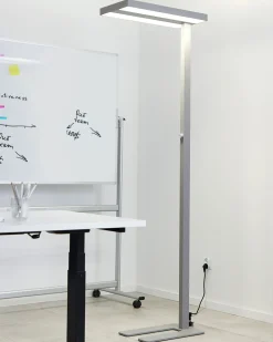 Beliani Led-Lattiavalaisin Alumiini Hopea Taurus Cheap