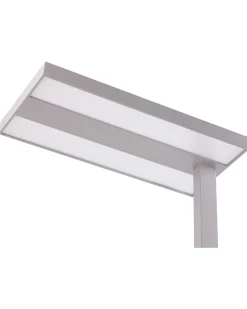 Beliani Led-Lattiavalaisin Alumiini Hopea Taurus Cheap