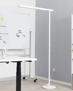 Beliani Led-Lattiavalaisin Alumiini Valkoinen Perseus Clearance