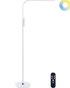 Beliani Led-Lattiavalaisin Valkoinen Aries New