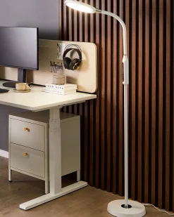 Beliani Led-Lattiavalaisin Valkoinen Cassiopeia Fashion