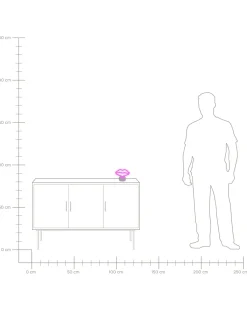 Beliani Led-Neonvalaisin Huulet Vaaleanpunainen Flora Shop