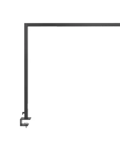 Beliani Led-Poytavalaisin Alumiini Musta Octant Store