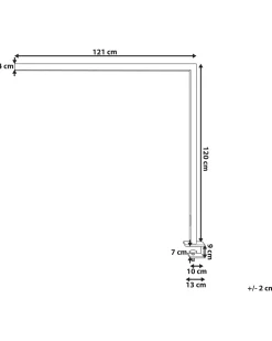 Beliani Led-Poytavalaisin Alumiini Musta Octant Store