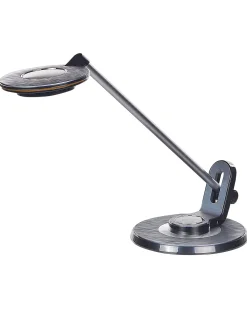 Beliani Led-Poytavalaisin Alumiini Usb-Portti Hopea/Musta Corvus Shop