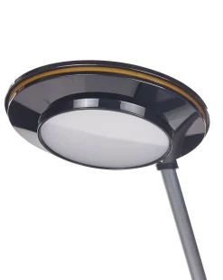 Beliani Led-Poytavalaisin Alumiini Usb-Portti Hopea/Musta Corvus Shop