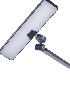 Beliani Led-Poytavalaisin Alumiini Musta Lacerta Hot