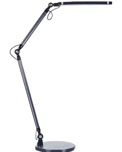 Beliani Led-Poytavalaisin Alumiini Musta Grus Cheap