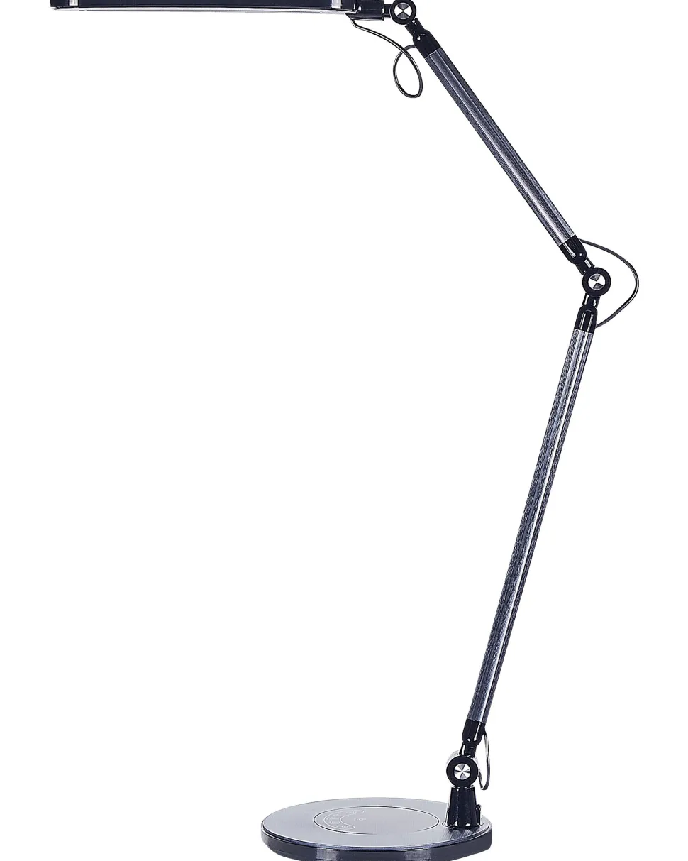 Beliani Led-Poytavalaisin Alumiini Musta Grus Cheap