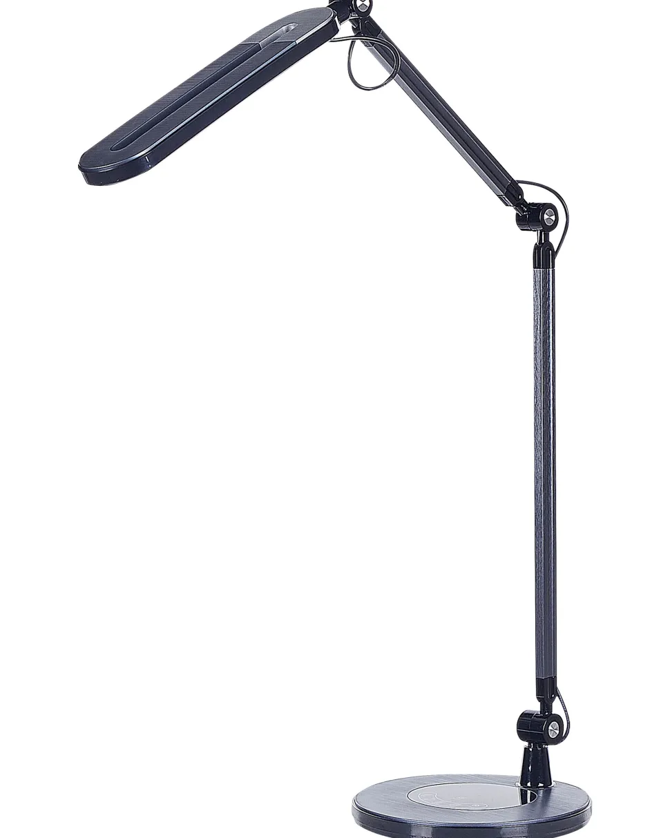 Beliani Led-Poytavalaisin Alumiini Musta Grus Cheap