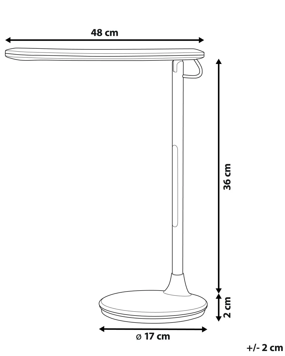 Beliani Led-Poytavalaisin Alumiini Musta Draco Online