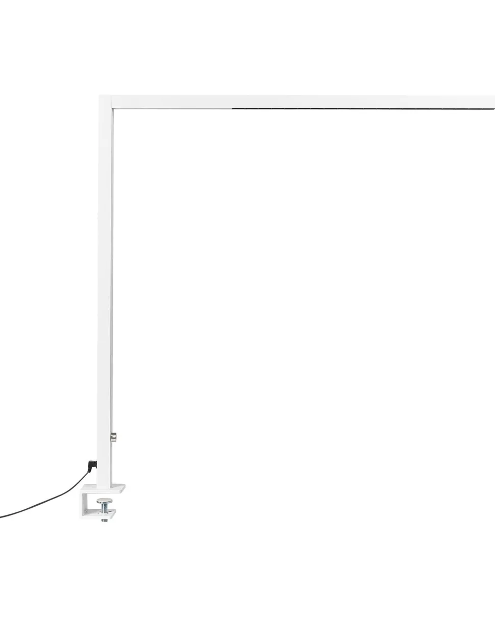 Beliani Led-Poytavalaisin Alumiini Valkoinen Volans Outlet