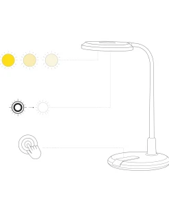 Beliani Led-Poytavalaisin Hopea/Musta Columba Clearance