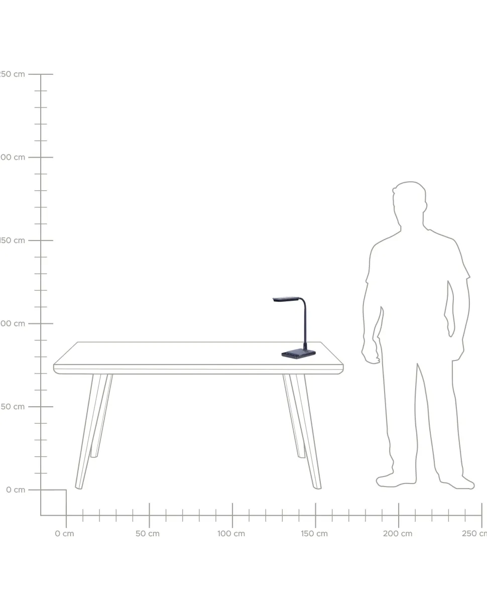 Beliani Led-Poytavalaisin Musta Centaurus Store