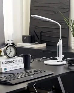 Beliani Led-Poytavalaisin Valkoinen Cygnus Store