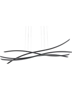 Beliani Led-Riippuvalaisin 4 Polttimoa Teras Musta Calao Discount