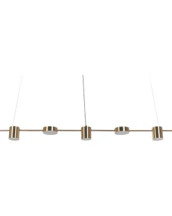 Beliani Led-Riippuvalaisin 5 Polttimoa Alumiini Messinki Sestra Outlet