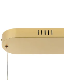 Beliani Led-Riippuvalaisin Alumiini Kulta Feale Fashion