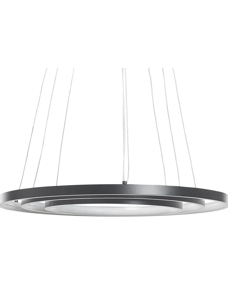 Beliani Led-Riippuvalaisin Alumiini Musta Atrek Cheap