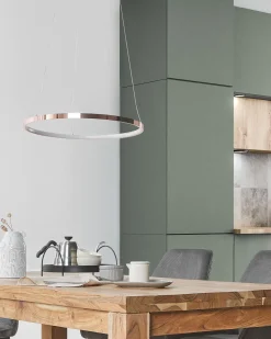 Beliani Led-Riippuvalaisin Alumiini Ruusukulta Jordan Discount