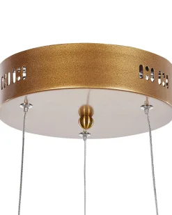 Beliani Led-Riippuvalaisin Alumiini Kulta Wanli Flash Sale