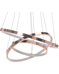 Beliani Led-Riippuvalaisin Alumiini Ruusukulta Atrek Hot