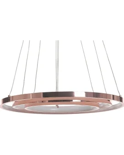 Beliani Led-Riippuvalaisin Alumiini Ruusukulta Atrek Hot