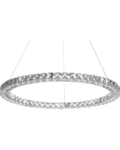 Beliani Led-Riippuvalaisin Kristalli Hopea Magat Store