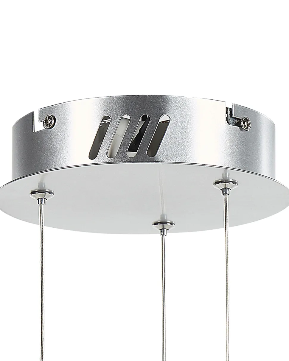 Beliani Led-Riippuvalaisin Kristalli Hopea Magat Store