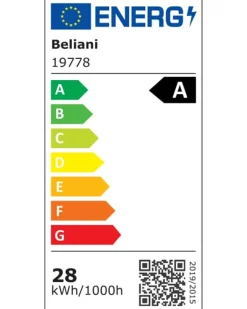 Beliani Led-Riippuvalaisin Rauta Musta Bodri Online