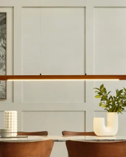 Beliani Led-Riippuvalaisin Tammi Tumma Puu Stewarts Clearance