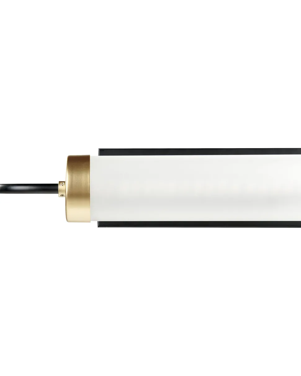 Beliani Led-Seinavalaisin Metalli Musta/Kulta Jacobs Discount