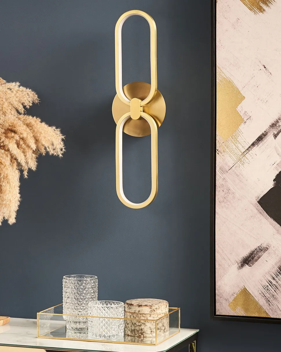 Beliani Led-Seinavalaisin Teras Kulta Krang Cheap