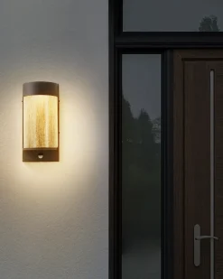 Beliani Led-Ulkoseinavalaisin Rauta Musta Pheppie Clearance