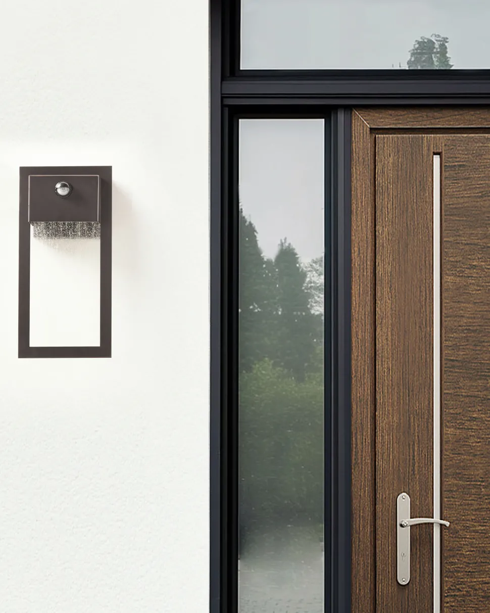 Beliani Led-Ulkoseinavalaisin Rauta Musta Elliot Outlet